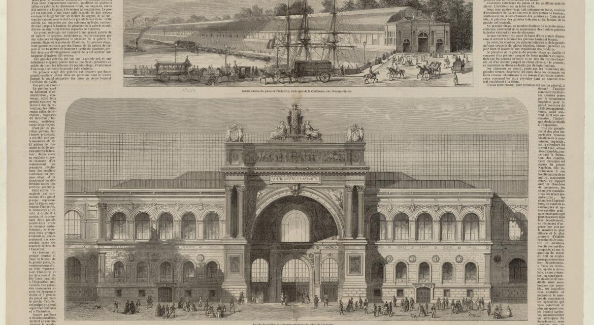 Palais de l’Industrie, Musée Carnavalet – Histoire de Paris, Source parismuseescollections.paris.fr