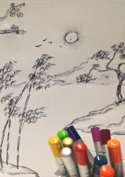 Atelier les trois amis de l'hiver © Droits réservés, Service des Publics Musée Cernuschi